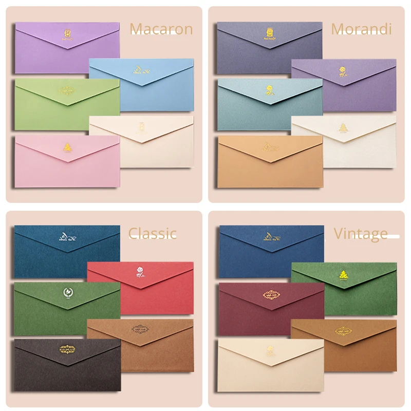 5 قطعة خمر هدية ورقة مغلف الكتابة رسالة ورقة مع خت...