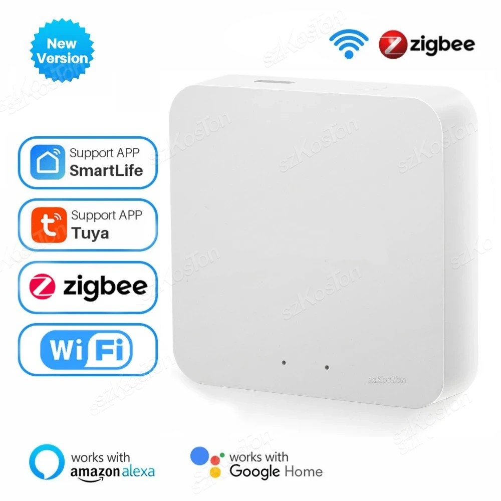 Tuya zigbee 3.0 gateway hub casa inteligente ponte sem fio vida inteligente app dispositivo de automação controle remoto funciona com alexa google