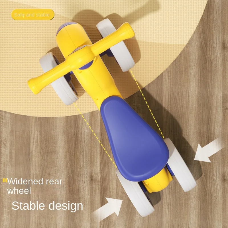 Cycling City Children's Balance Car 1-3 Years Old Sliding Walker Baby Toy Car With Light And Music Scooter
