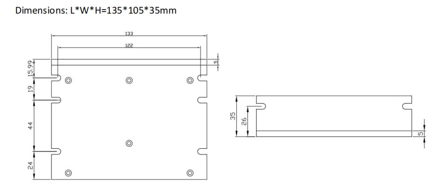 Description Picture 4 of item8pcs DC Motor Driver Controller 15A 115V 230V DC Motor Controller