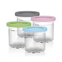 Ice Cream Pints Cup, Ice Cream Containers with Lids for Ninja Creami Pints NC301 NC300 NC299AMZ Series Ice Cream Maker 1