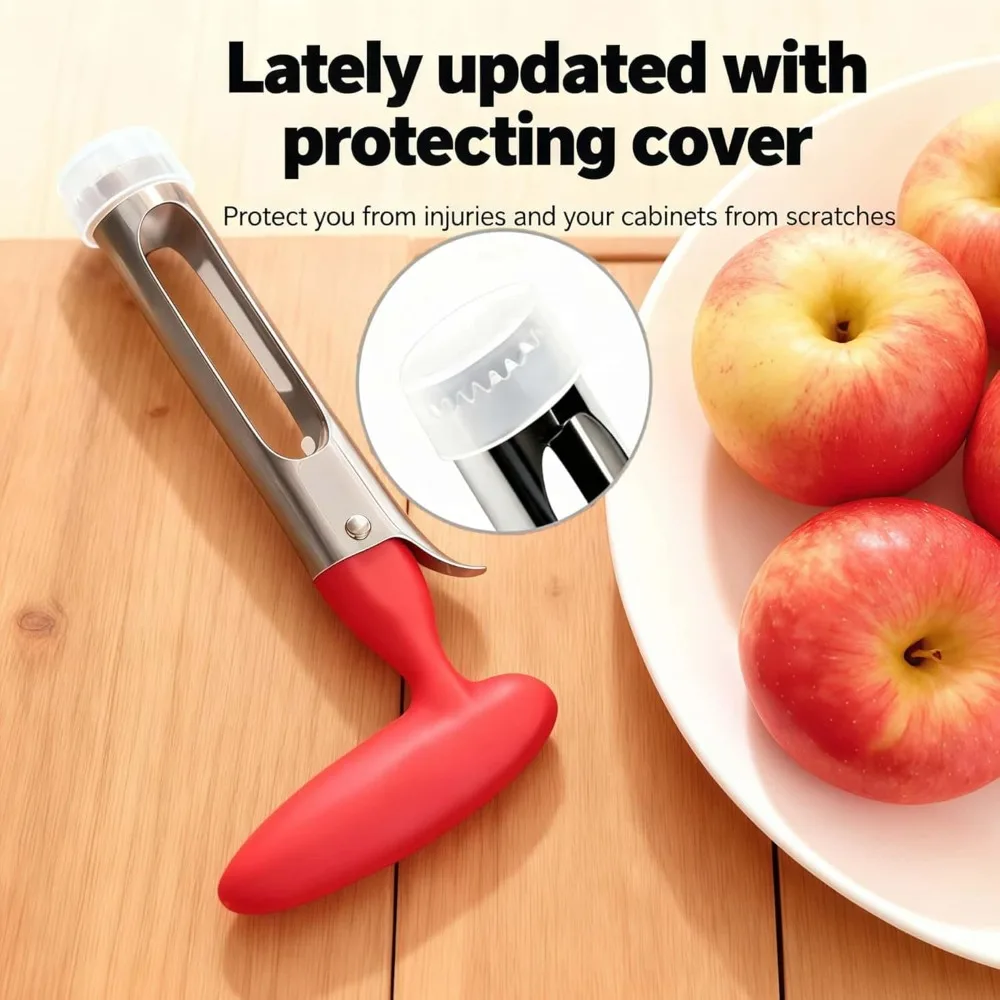 1 Pack Apple Corer, Apple Corer Tool, Stainless Steel Apple Corer, Comfortable Grip, Easy To Use, Reusable, Kitchen Gadget.