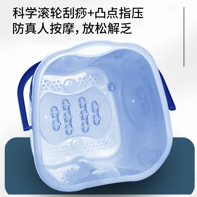 특대형 발 담그는 욕조, 무단열 무전기 플라스틱 발 담그는 통(손잡이 포함)