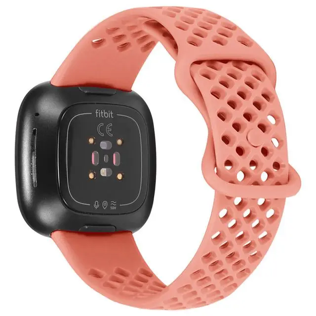 Breathable Sport Silicone Wristband Replacement Strap