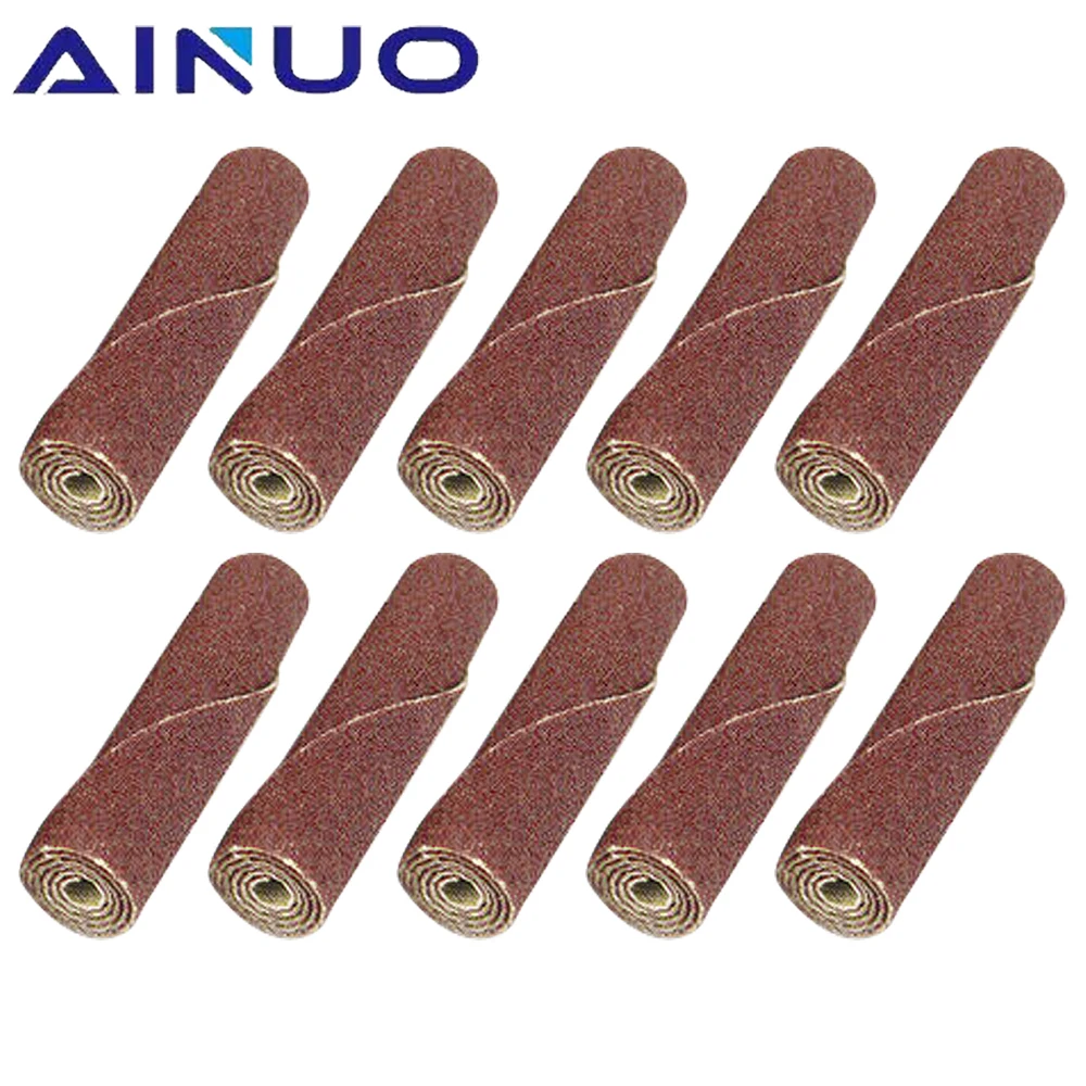 10Pcs Schleifpapier Schleifkopf Schleifkartusche Spirale Rolle Kegel Kit Sortiment Motor Porting Kit Schleif Rad Werkzeug – Detail 9