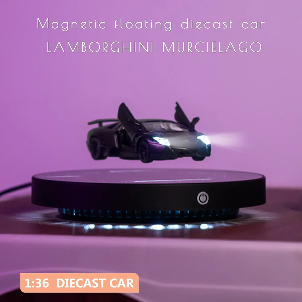 Lampada A Levitazione Magnetica Con Lampadina LED Fluttuante, Controllo Touch, Rotazione 360°, Regalo Decorazione Casa Ufficio