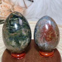 Natural Crystals Ocean Jasper Eggs Healing Hot Sale Energy Ornament High Quality Home Decorations Room Decro 2