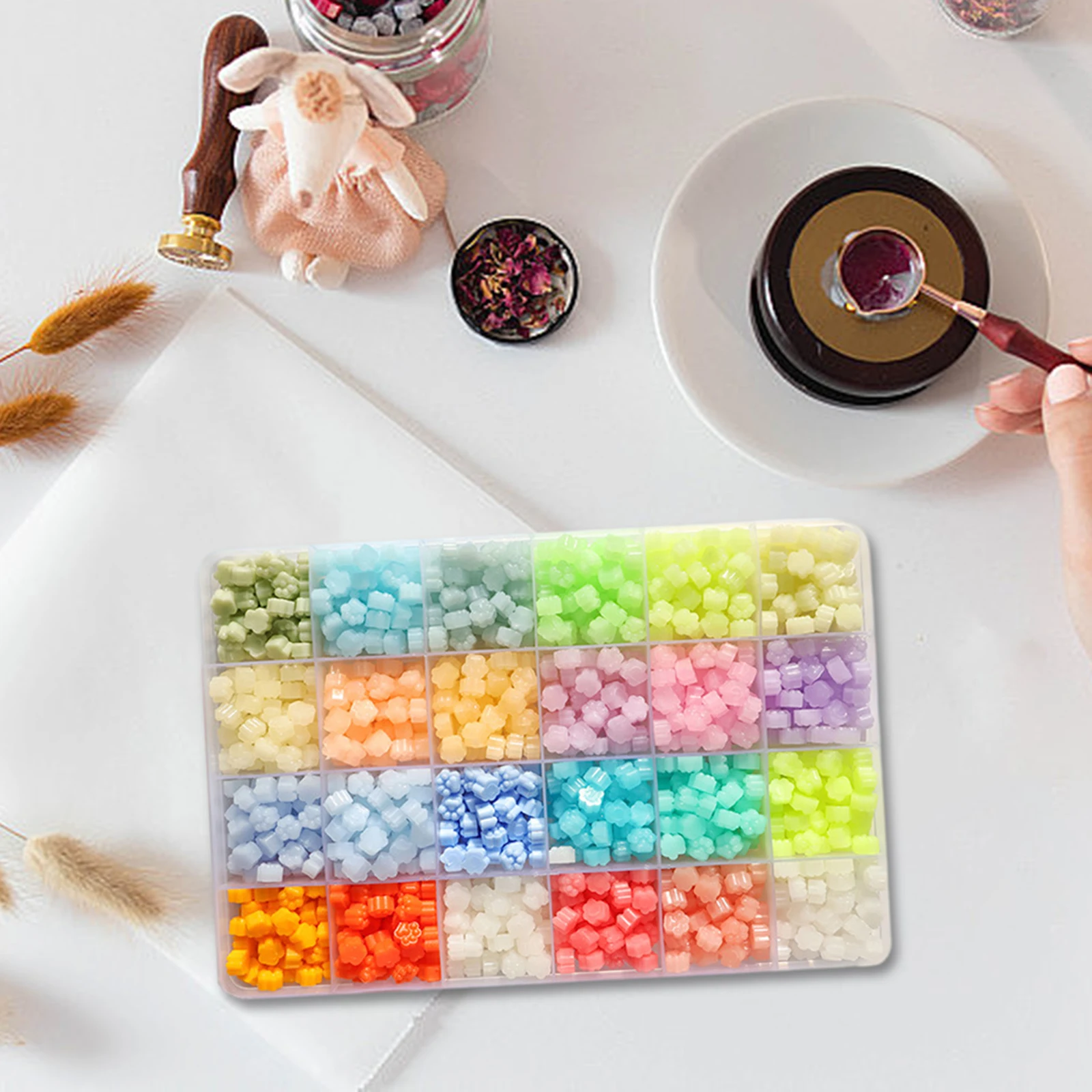 180x/1200x Sealing Wax Beads Set DIY Kitty Paw Enamel Wax Seal Beads Noctilucent For Christmas Kids Wedding Seal Stamp Gifts sealing wax beads sealing wax beans wax seal beads diy wax material