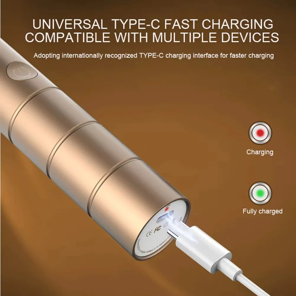 Red Lights Therapy Device Stick Led Infrared Pulse Light Portable Canker Sore Treatment Infrared Wand for Mouth Nose Ear Ankle