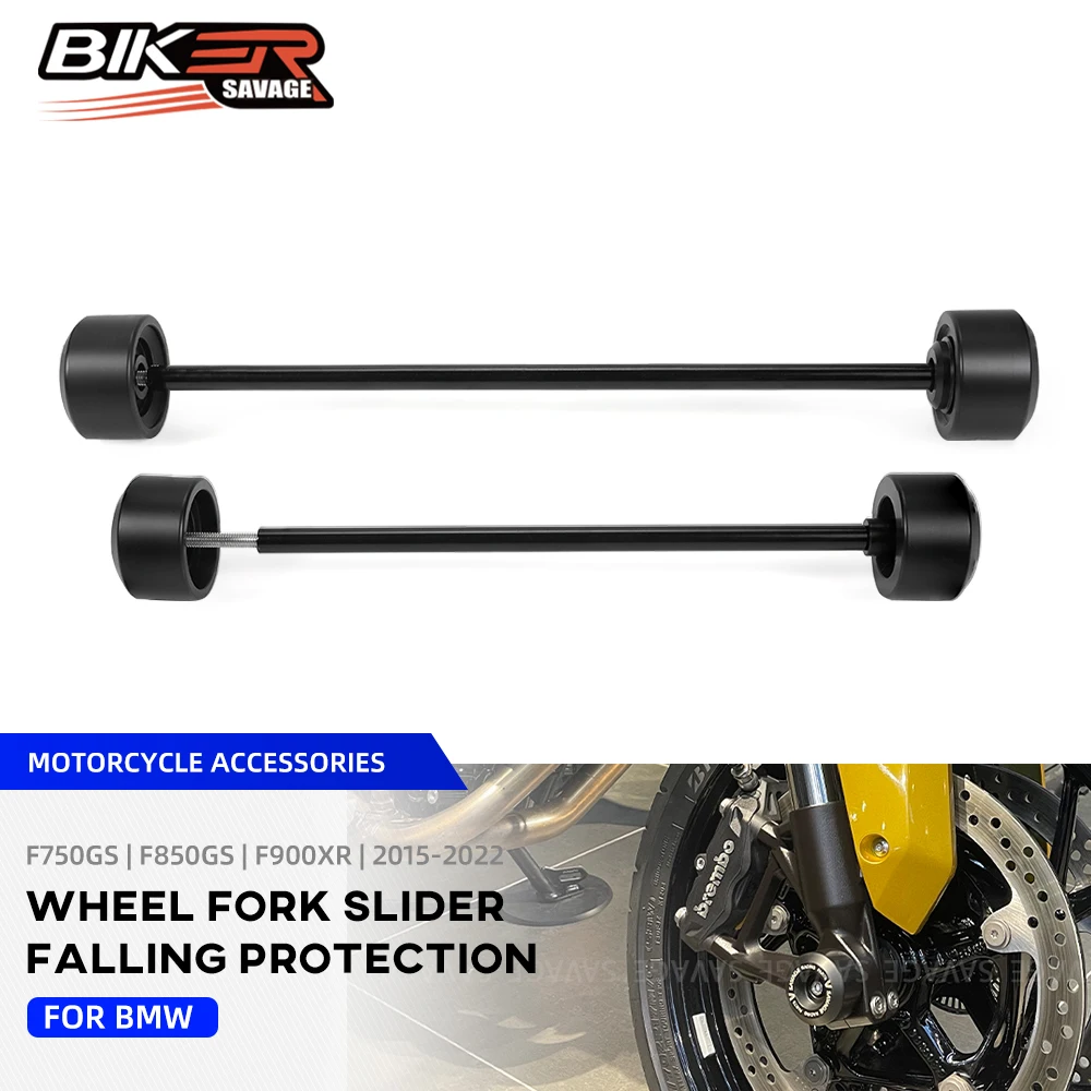

S1000XR Motorcycle Front Rear Axle Fork Crash Slider For BMW F900R F900XR S1000XR 2015-2023 Wheel Falling Protector Accessories