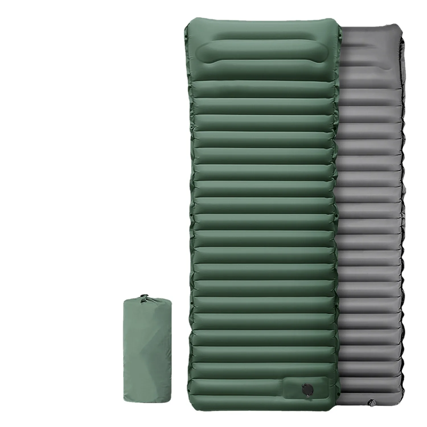 Outdoor Camping Sleeping Pad Inflatable Mattress with Pillows Ultralight Air Mat Built-in Inflator Pump Travel Hiking Outdoor Camping Sleeping Pad Inflatable Mattress with Pillows Ultralight Air Mat Built-in Inflator Pump Travel Hiking