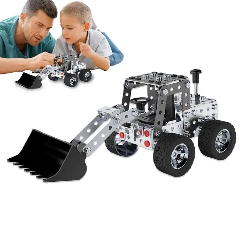 Kit Di Modelli Di Auto Puzzle In Metallo 3D Stem Building Toys Kit Di Modellini Di Auto Ingegneria Building Blocks Erector Set Kit Di Modelli Di Serie