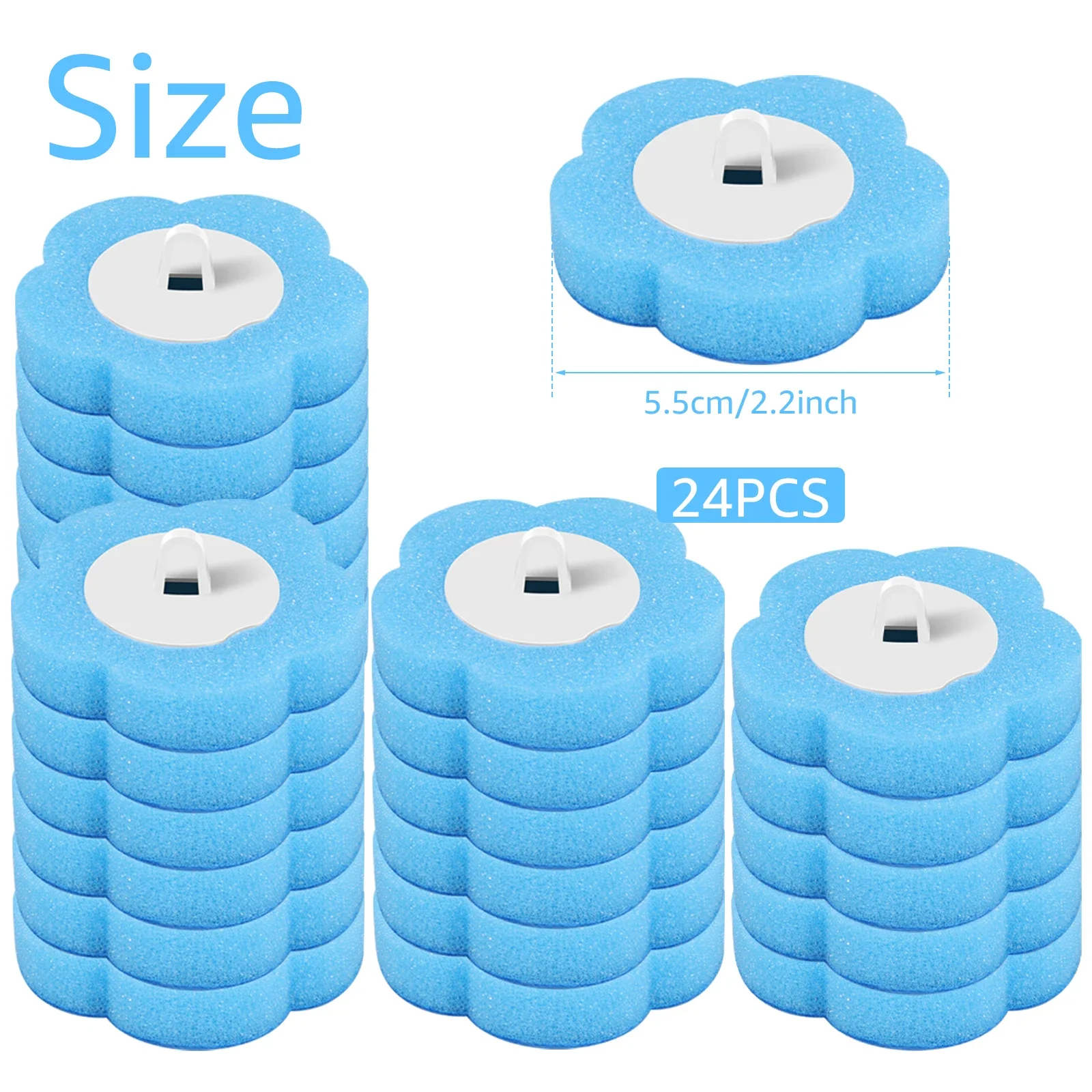 18/36 יחידות מברשת שירות עם ראשי החלפה חד פעמיים ערכת שדרוג מברשת ניקוי לחדר האמבטיה עם ידית ארוכה לאביזרי הבית