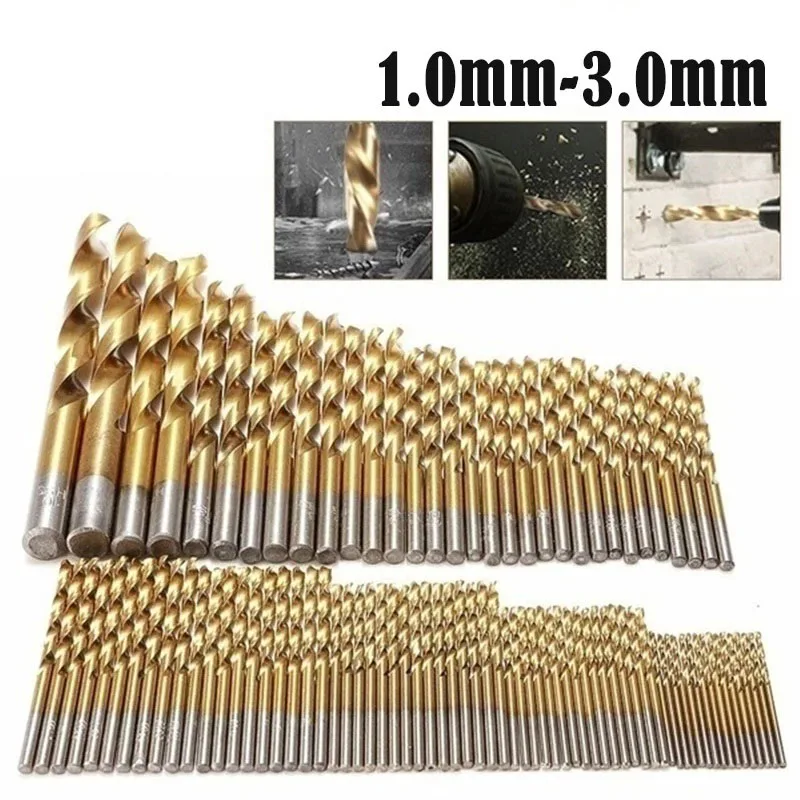 Professional Titanium Coated Drill Bits HSS High Speed Steel Drill Bits