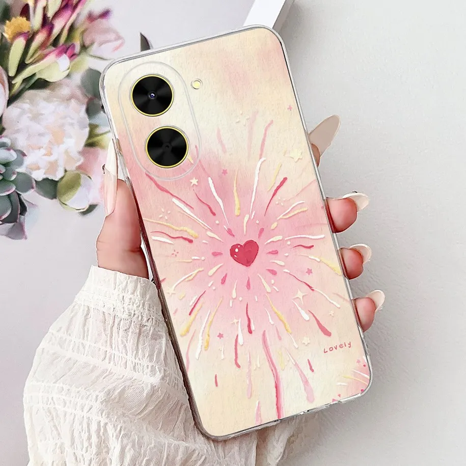 Lovely Cat Lemon Dragon Soft Clear Silicone Protective Case