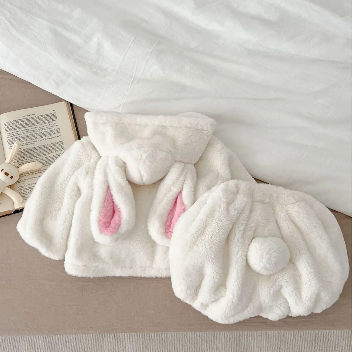 Infant/Toddler Girl's 2pc Rabbit Suit 2