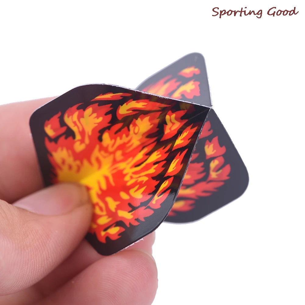 24Pcs Popular Pattern Darts Tail Flights Wing Mixed Style For Professional Darts Wing Tail Cool Outdoor Sports