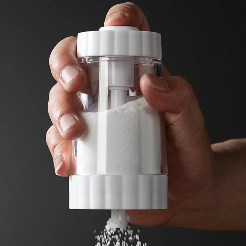 Kitchen Press-type Quantitative Condiment Jar Kitchen Items, Kitchen Storage, Kitchen Storage Container, Storage Containers