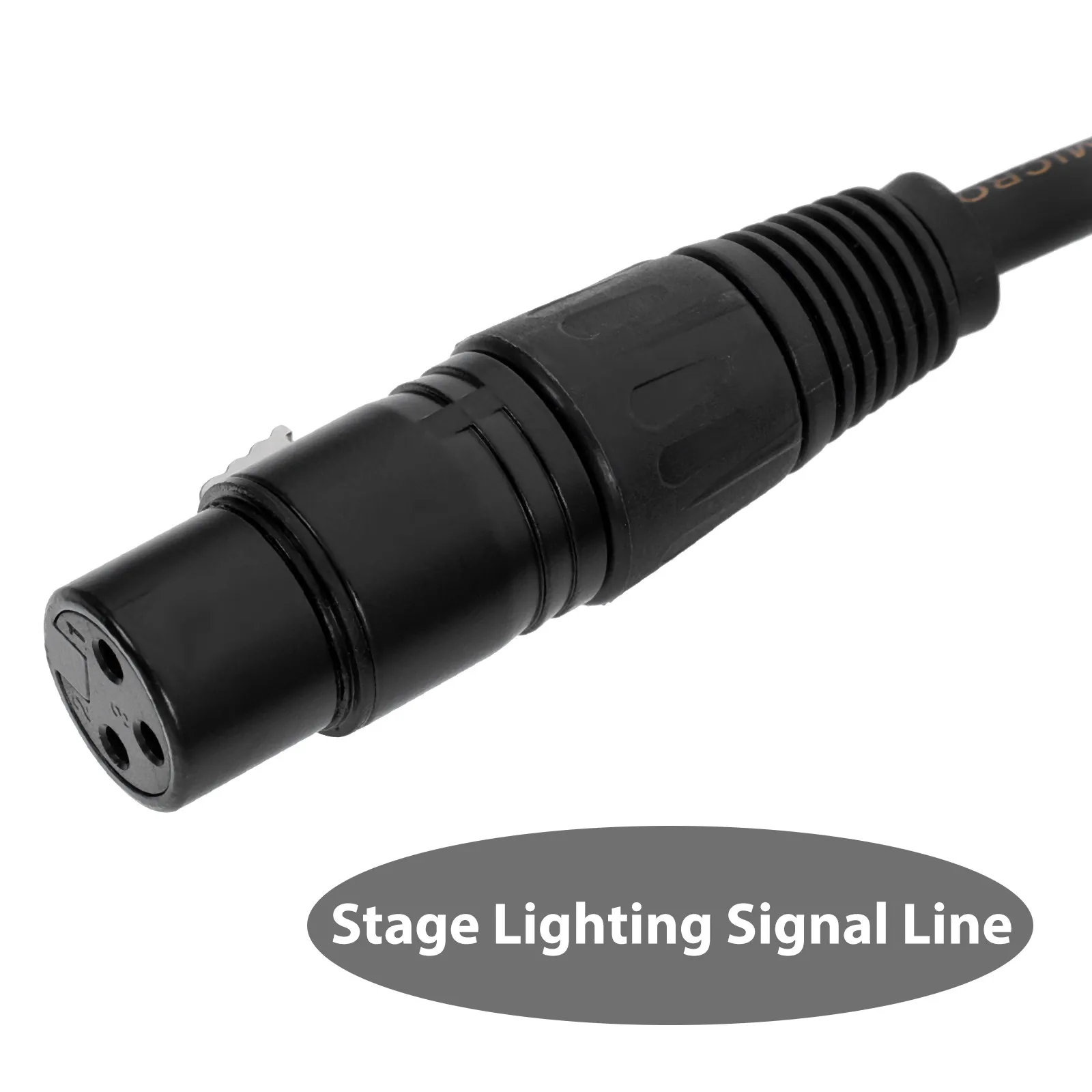 10Pcs 2M 전문 Dmx 케이블 3핀 Xlr 남성 여성 스테이지 조명용 무빙 헤드 파 LED 스포트라이트 업라이팅 오디오 와이어