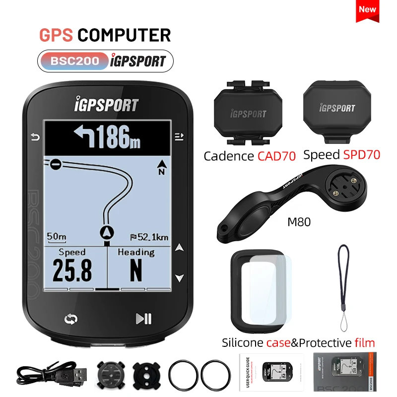【美品】iGPSPORT BSC200C　スペシャルセット 春得セール)iGPSPORT（iGPスポーツ） BSC200 GPSサイクル