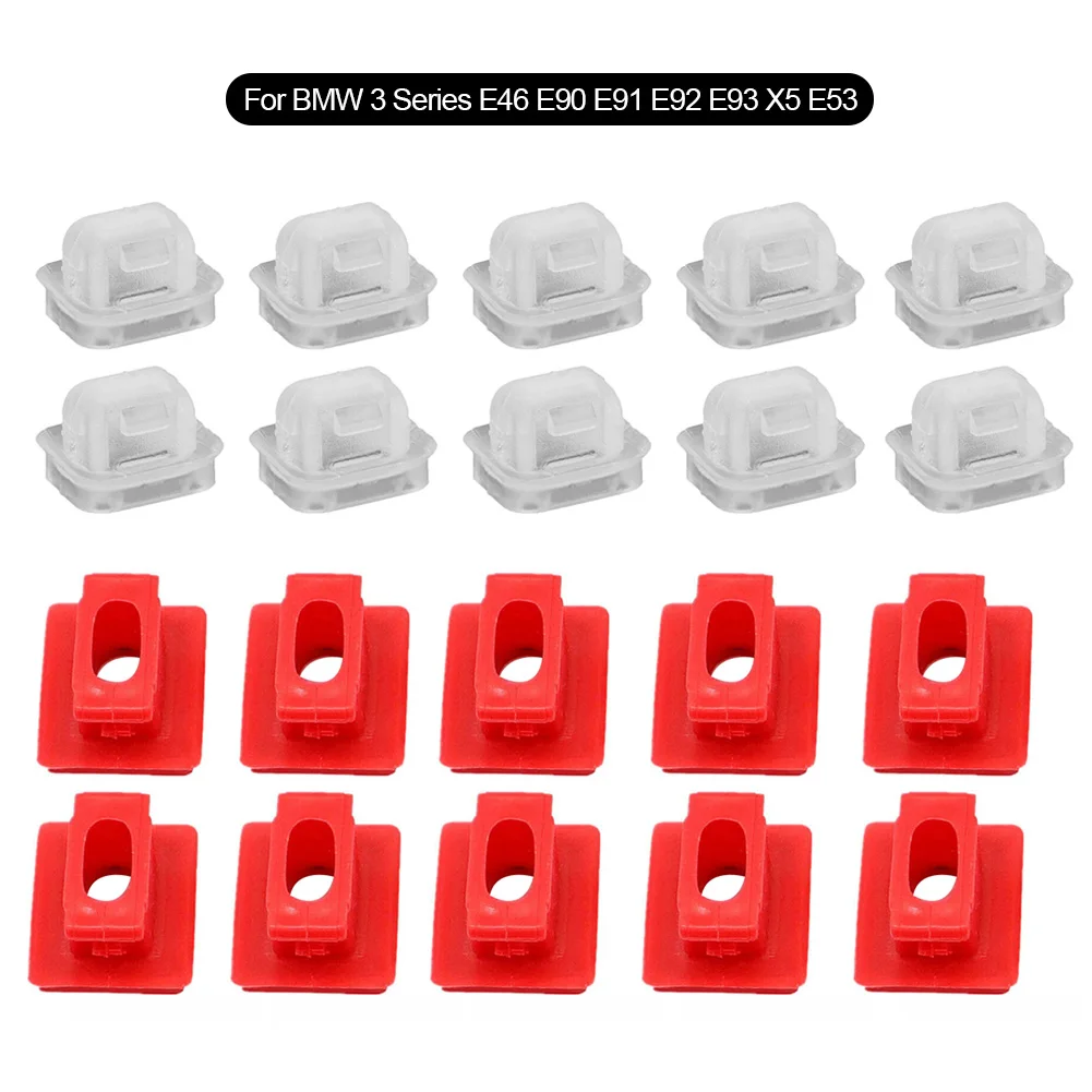 10Pcs Car Door Interior Dashboard Dash Trim Moulding Clips For BMW 3 Series E46 E90 E91 E92 E93