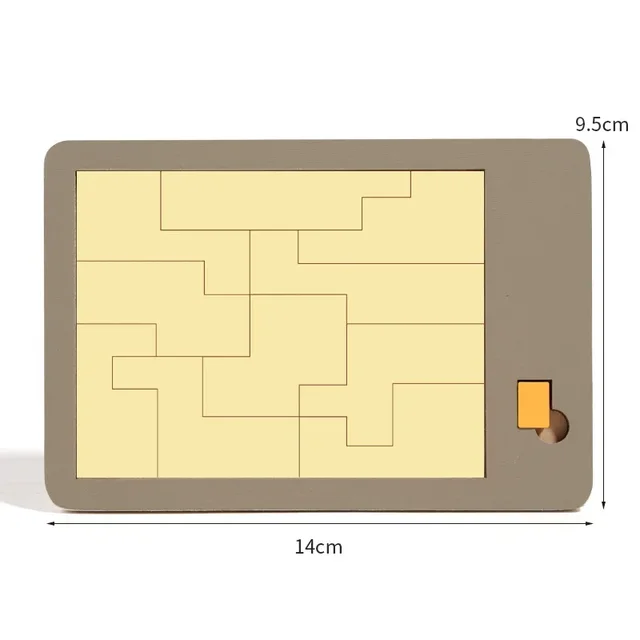 Wooden Tangram Board Puzzle Game Montessori Shape Puzzle Sorting Games Toy Colorful Tangram Educational Pattern Toy For Children 2