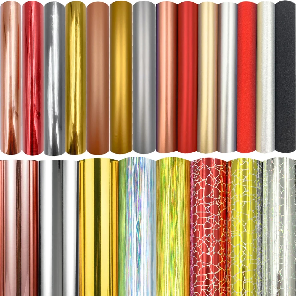 Metallic Series Adhesive Vinyl - 12 x 39 Roll in Assorted Colors