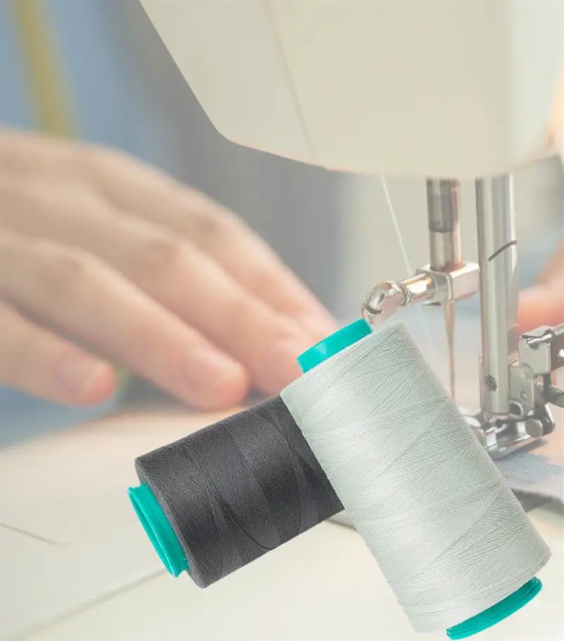 Description Picture 4 of item3000 Yards Sewing Thread 100% Polyester High Speed Professional Thread Embroidery Sewing Machine Durable Threads Universal