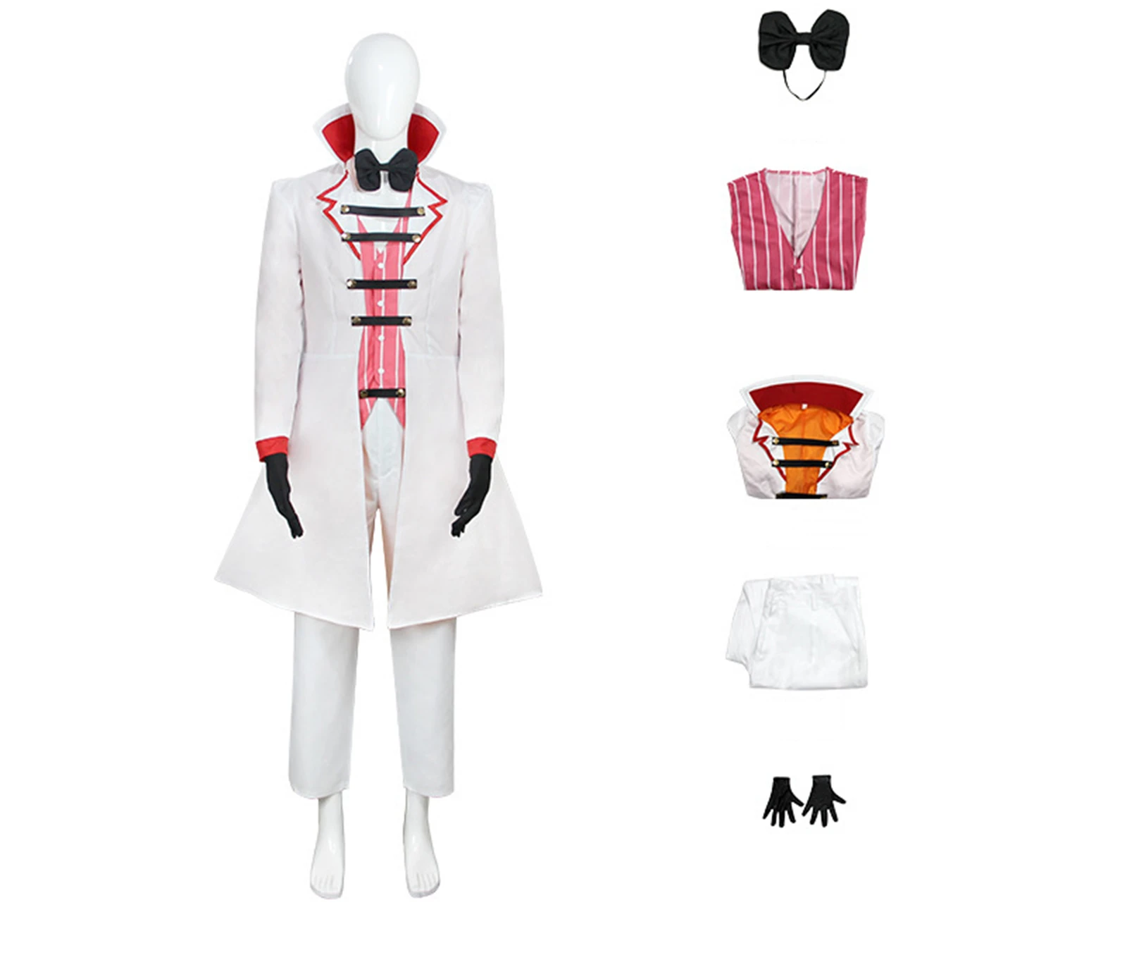 thumbnail image 1 of Disfraz de ángel de anime para mujer y hombre, disfraz de Lucifer, disfraz de estrella de la mañana, traje elegante para fiesta de cumpleaños y Halloween, 1 of 4