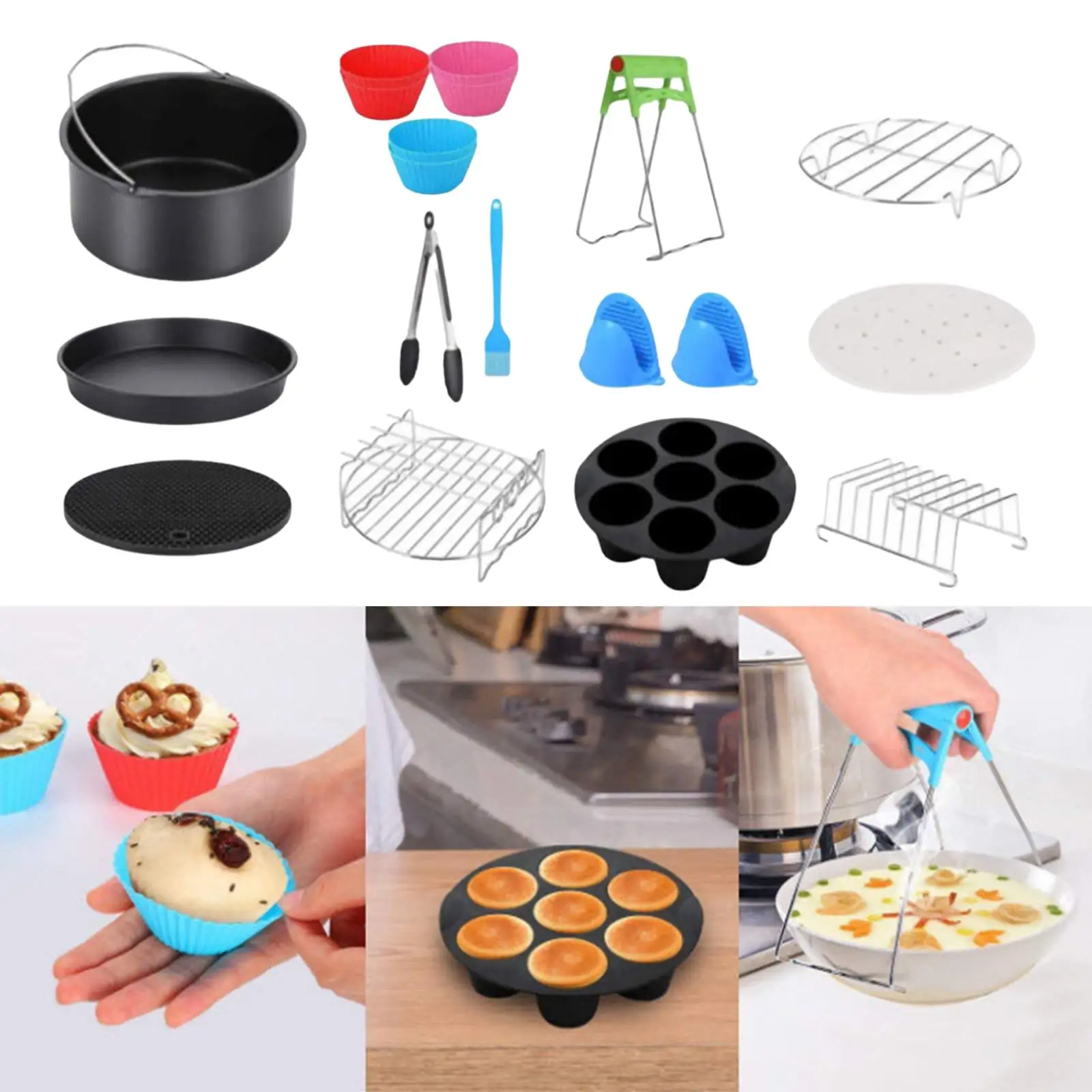 10pcs Airfryer Accessories, 8 inch – Air Fryer Chick