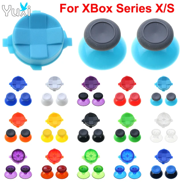 YuXi-3D 아날로그 엄지 스틱 그립 조이스틱 캡, XBox One 시리즈 X S 컨트롤러용 썸 스틱 커버, D-패드 크로스 버튼: 게임 조이스틱의 새로운 선택지