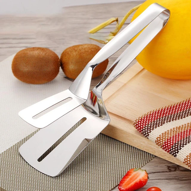 Acheter Pince à Clip en Silicone 3 en 1, spatule à œufs, pince à Steak,  pince à crêpes, tourneurs frits, accessoires de cuisine