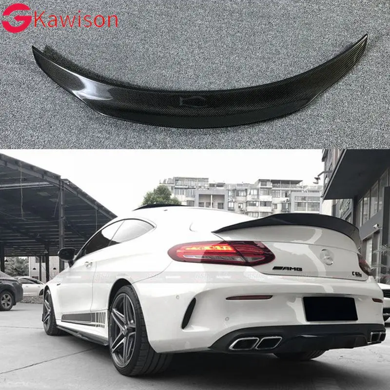 

C Class W205 Carbon Fiber Rear Roof Spoiler For Mercedes Benz W205 Coupe 2015-2017 C63 AMG C200 C250 C180 C300 C350