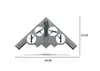 For B2 Fighter Stealth Bomber WIFI FPV Remote Control Plane 480P Camera RC Airplane 2.4G Turbofan Structure Hover Big Glider 4