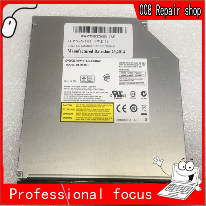 

Для lenovo ThinkPad E420 E425 E520, DVD-привод со встроенной панелью CD
