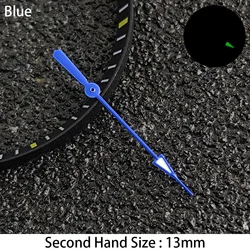 Enhanced Watch Hands 13mm Second Hands Replacement Accessories (5 blue)