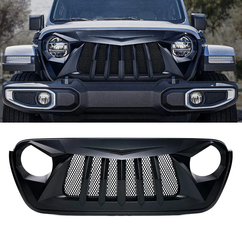 

Spedking high quality JL JT accessories 4x4 offroad Front car Grille For JEEP Wrangler