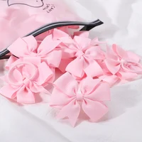 10Pcs/Lot 20Colors Elastic Mini Bowknots Hair Bands for Baby Girls Hair Rope Hair Tie Ponytail Holder Kids Baby Hair Accessories 2