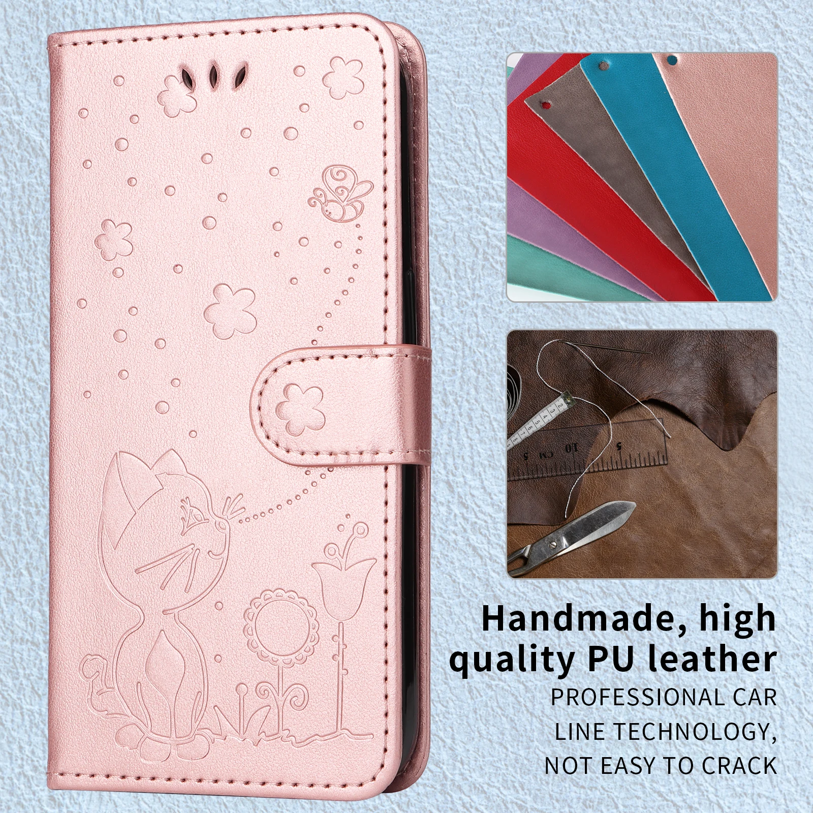 Leather Wallet Phone Case - Sleek and Stylish Protection