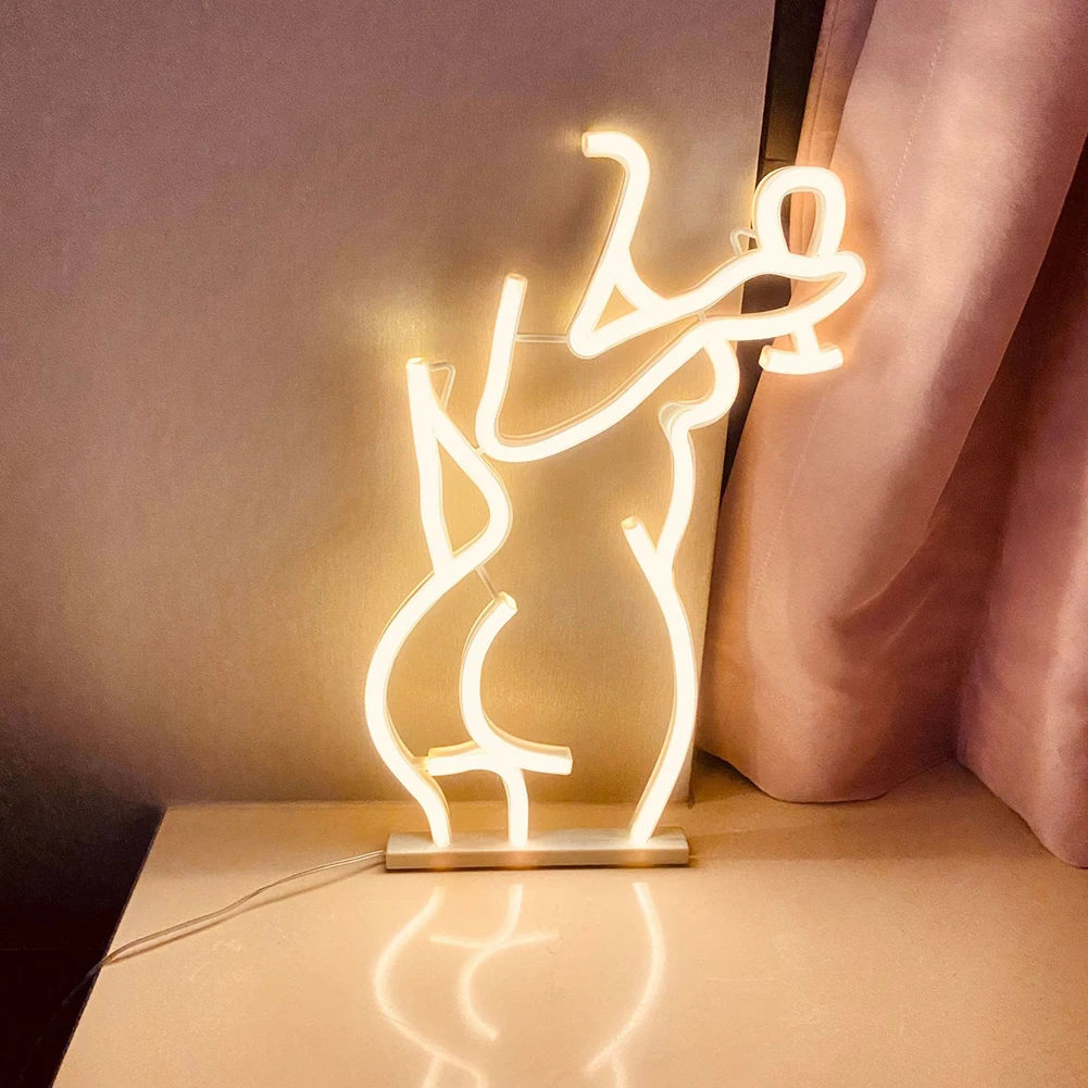 Рисунок 3 - Женская Настольная лампа с задним знаком