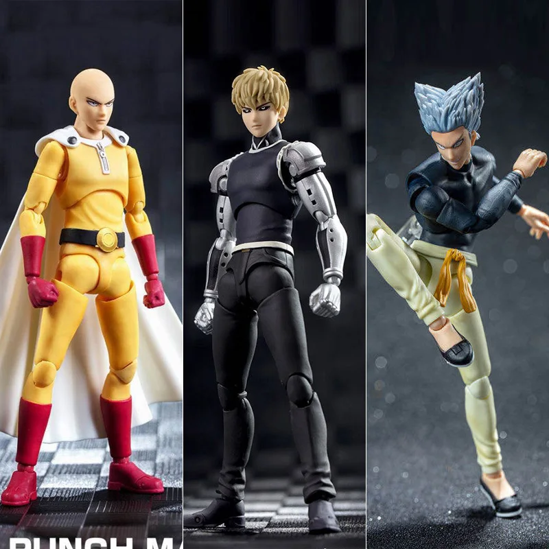 Dasin Model Greattoys GT One Punch Man Saitama Genos Garou SHF PVC Action  Figure In Stock Strongest Anime Character Toy L230522 From Dafu04, $24.6