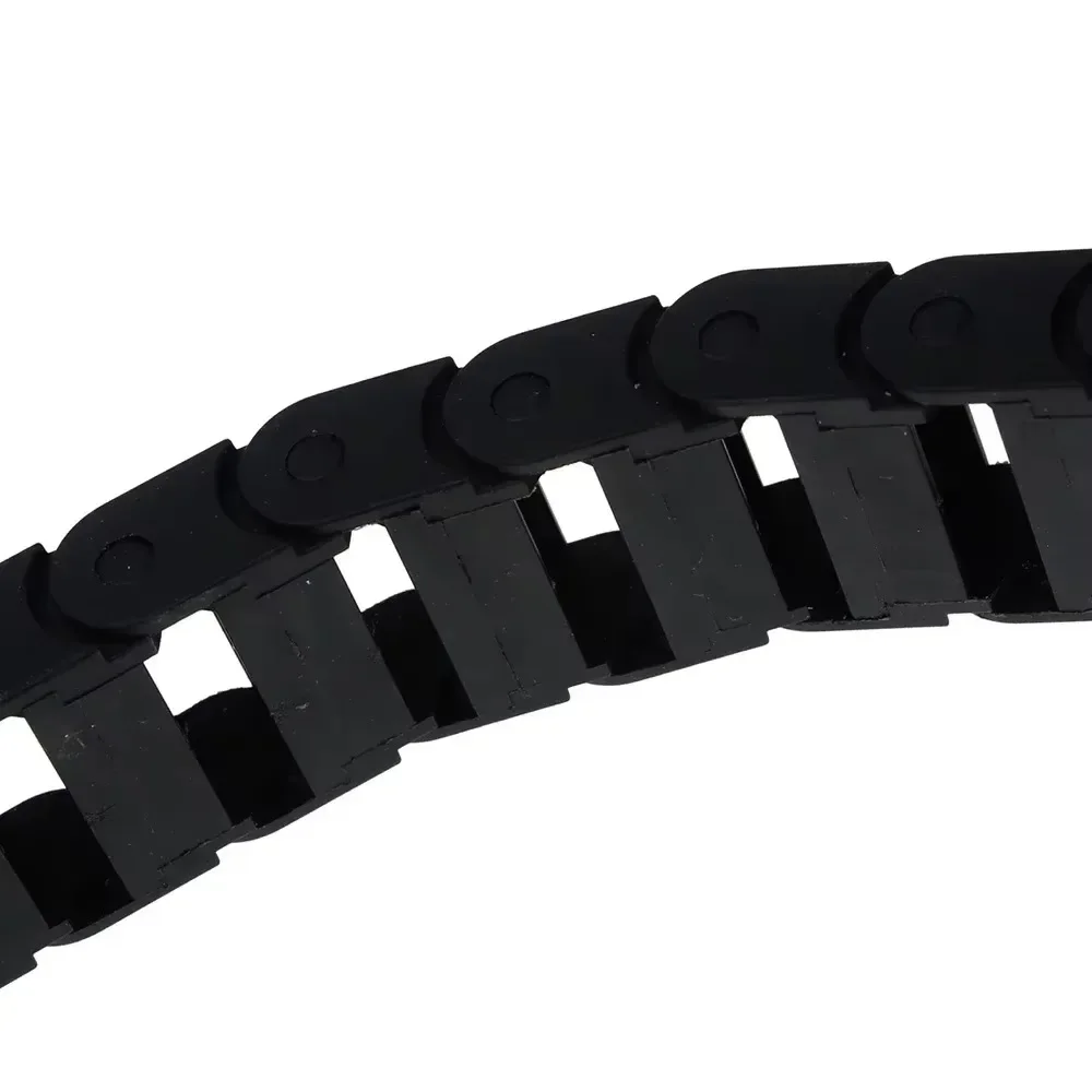 10 X 20mm L1000mm 7x15/10x10/10x15Cable Drag Chain Wire Carrier with End Connectors for CNC Router Machine Tools /Fully Enclosed