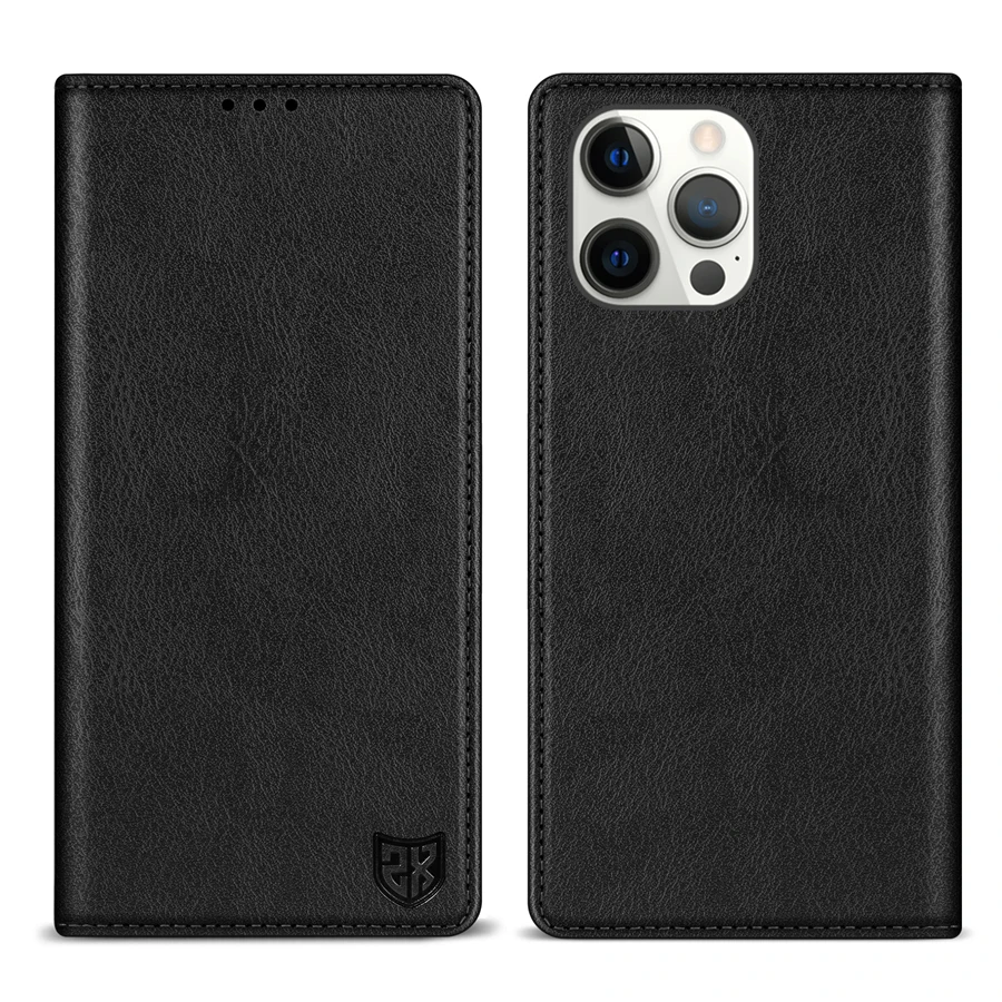 Wallet Skin Friendly Card Slot Magnetic Flip Leather Case For iPhone 17 Pro Max Air 16e 16 15 14 Plus 13 12 11 XR Card Holder