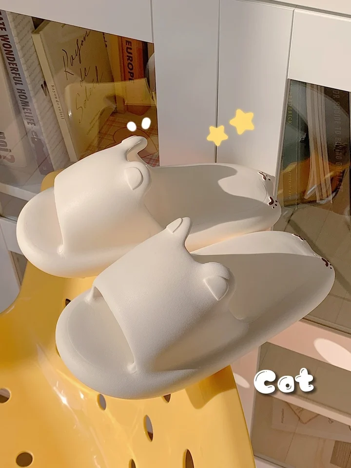 Pantofole Ciabatte Gatti Per Donna - Antiscivolo, Comode, Per Casa E Doccia, Design Carino - Foto 3