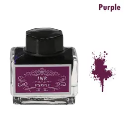 Premium Carbon - Free Fountain Pen Ink - 15ml Bottle (Purple)