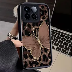Leopard Print Shockproof Silicone Phone Case - Flexible Protective Cover for Xiaomi 15T (HFTYJTBW002)