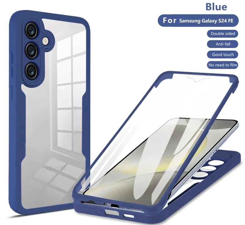Enhanced Shockproof Case with Clear Screen Protector and Silicone Bumper
