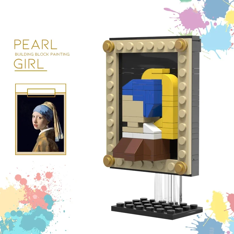 Moc Creativo Fai Da Te Pixel Art Mattoni Set Particelle Girasoli Van Gogh Building Block Pittore Di Fama Mondiale Educativo Giocattolo Per Bambini Reg