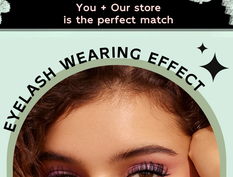 Description Picture 5 of item10 Pairs 3D Russian Volume Eyelashes Fluffly Natural Thick Mink False Lashes Reusable Strip Lash Extentions Cilios Makeup