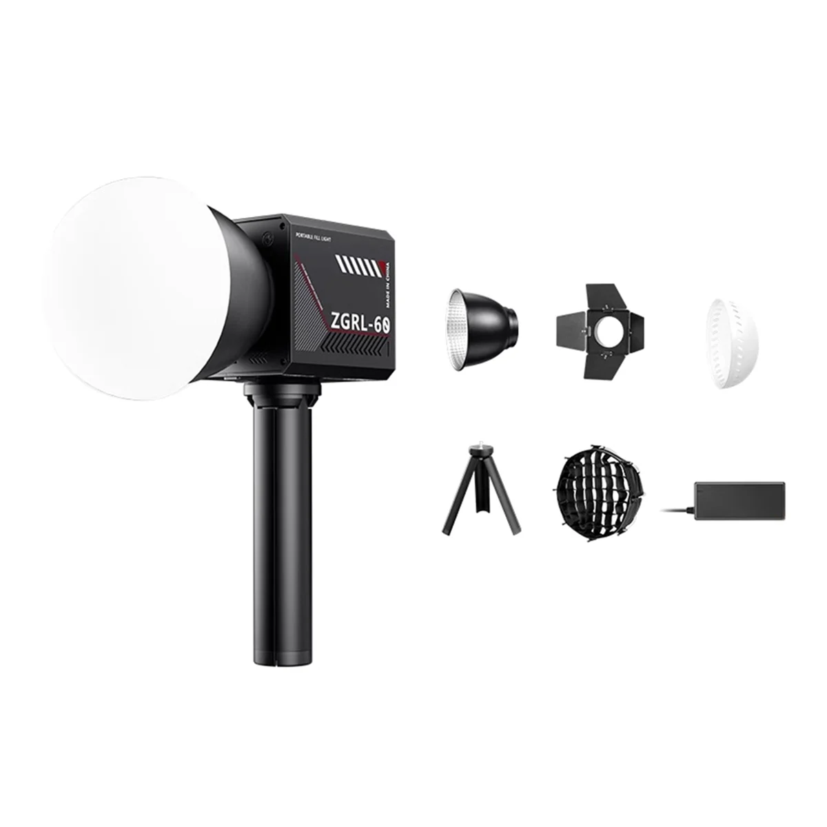 ABAN 60W Pro LED 비디오 조명 사진 스튜디오 조명 조명 제어 패널 포함 비디오 라이브 스트리밍 EU 플러그용 미니 소프트박스
